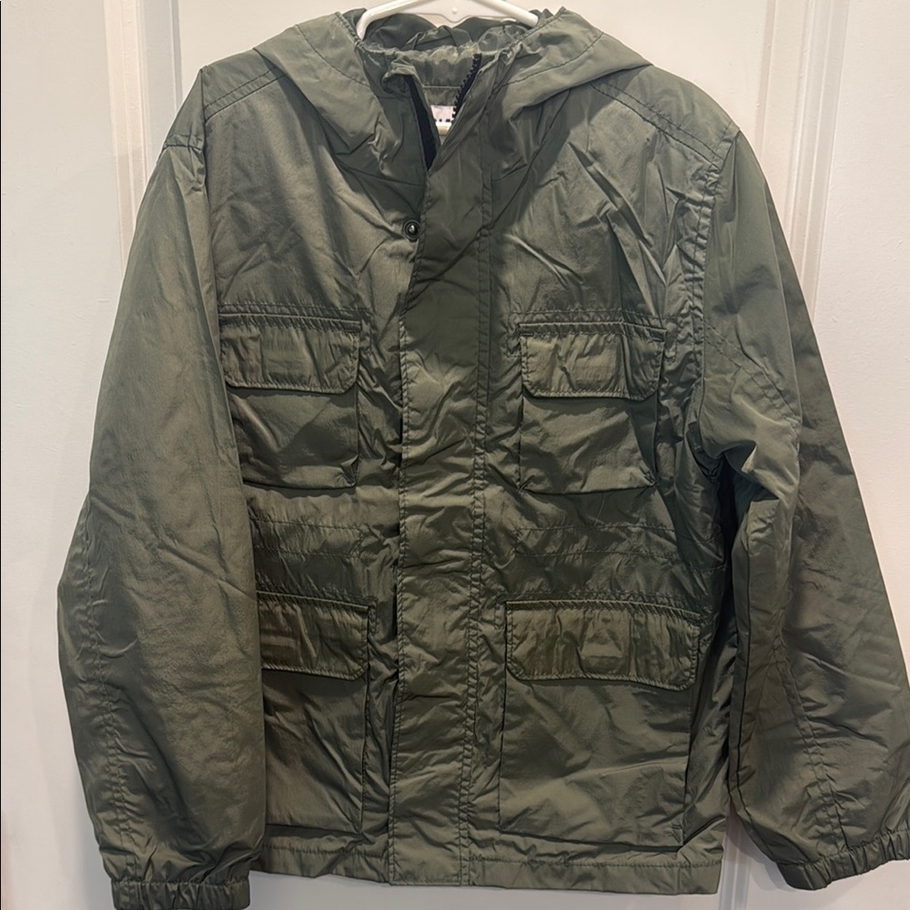 Old Navy Sage Green Water-Resistant Jacket